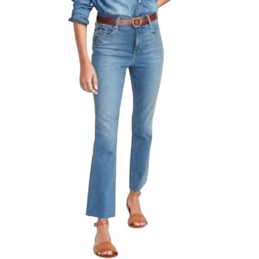 OLD NAVY Flare Ankle High Rise Jeans